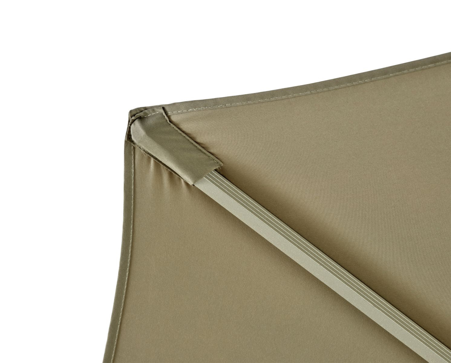 Luxe Parasol in Dove with Latte Pole | Hartman - Image 4