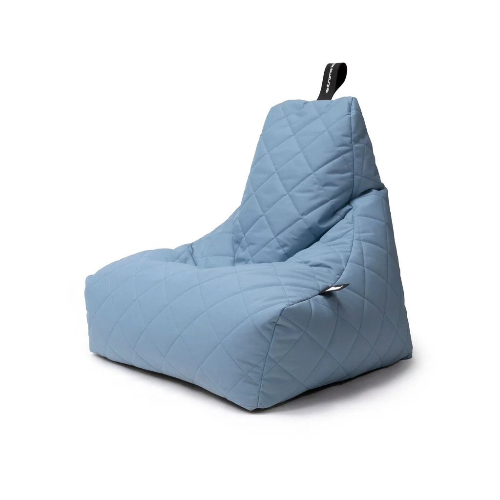 Mighty Quilted Outdoor Bean Bag - Sea Blue