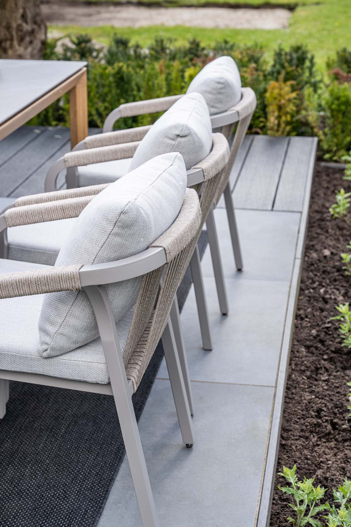 Monti 6 Seat Outdoor Dining Set | Garden Impressions - Image 4