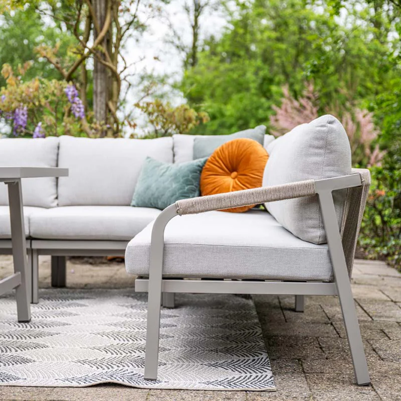 Monti Outdoor Dining Corner Set with Chair and Bench | Garden Impressions - Image 4