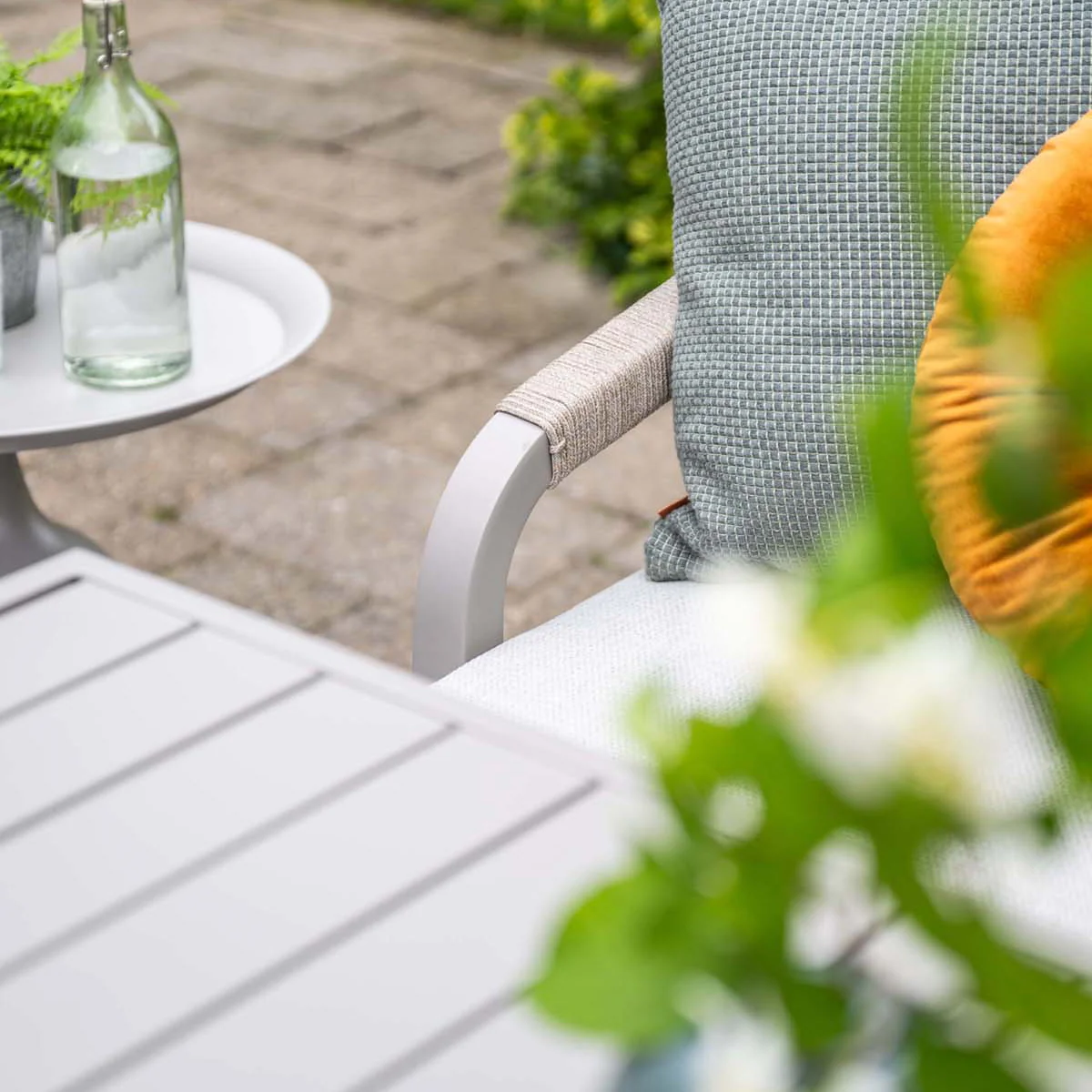 Monti Outdoor Dining Corner Set with Chair and Bench | Garden Impressions - Image 7