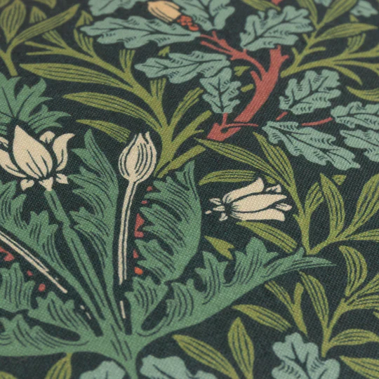 Multi Acorn Outdoor Scatter Cushion - Morris & Co (Thyme/Forest) - Image 2