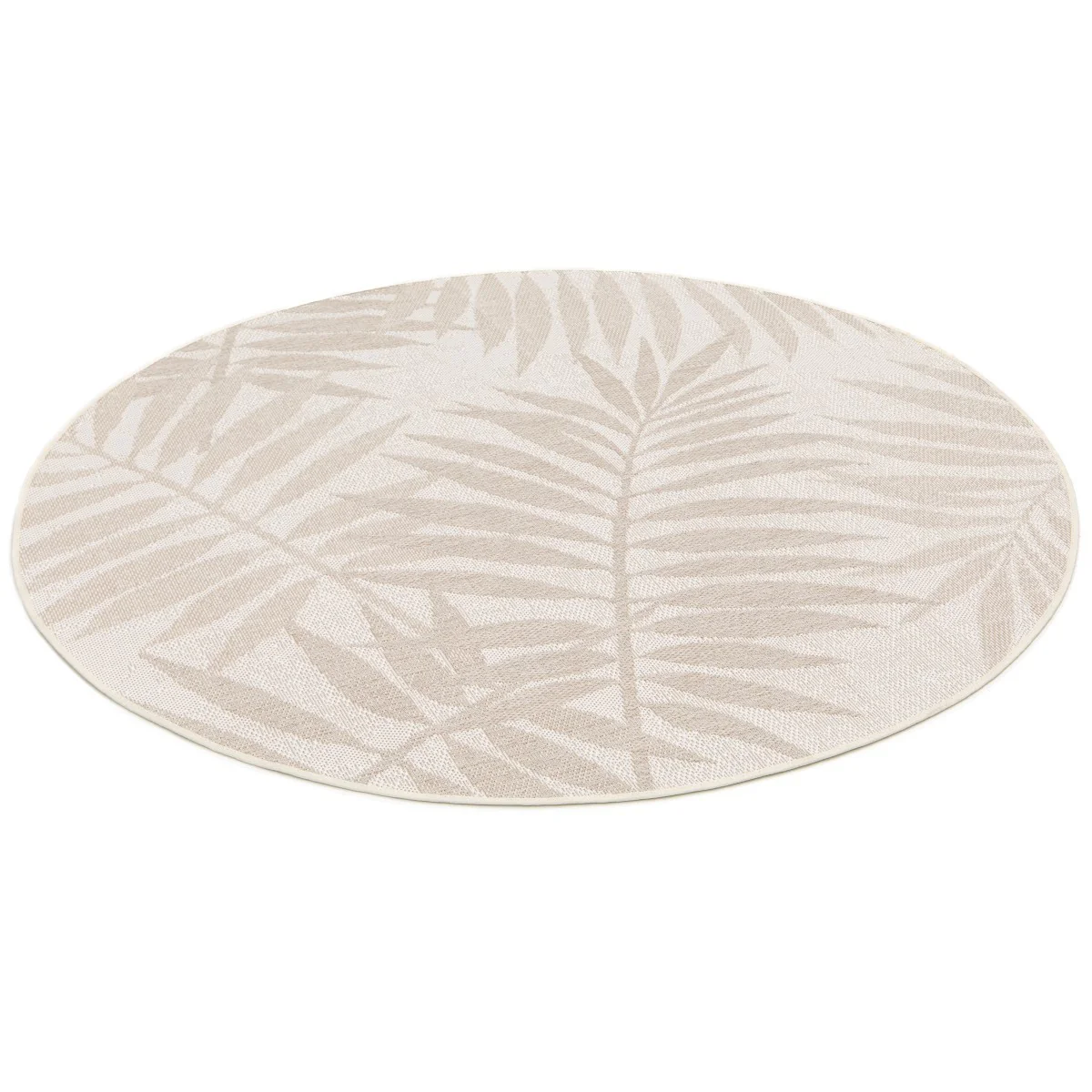 Naturalis Desert Taupe Outdoor Rug - 200cm Round | Garden Impressions - Image 2