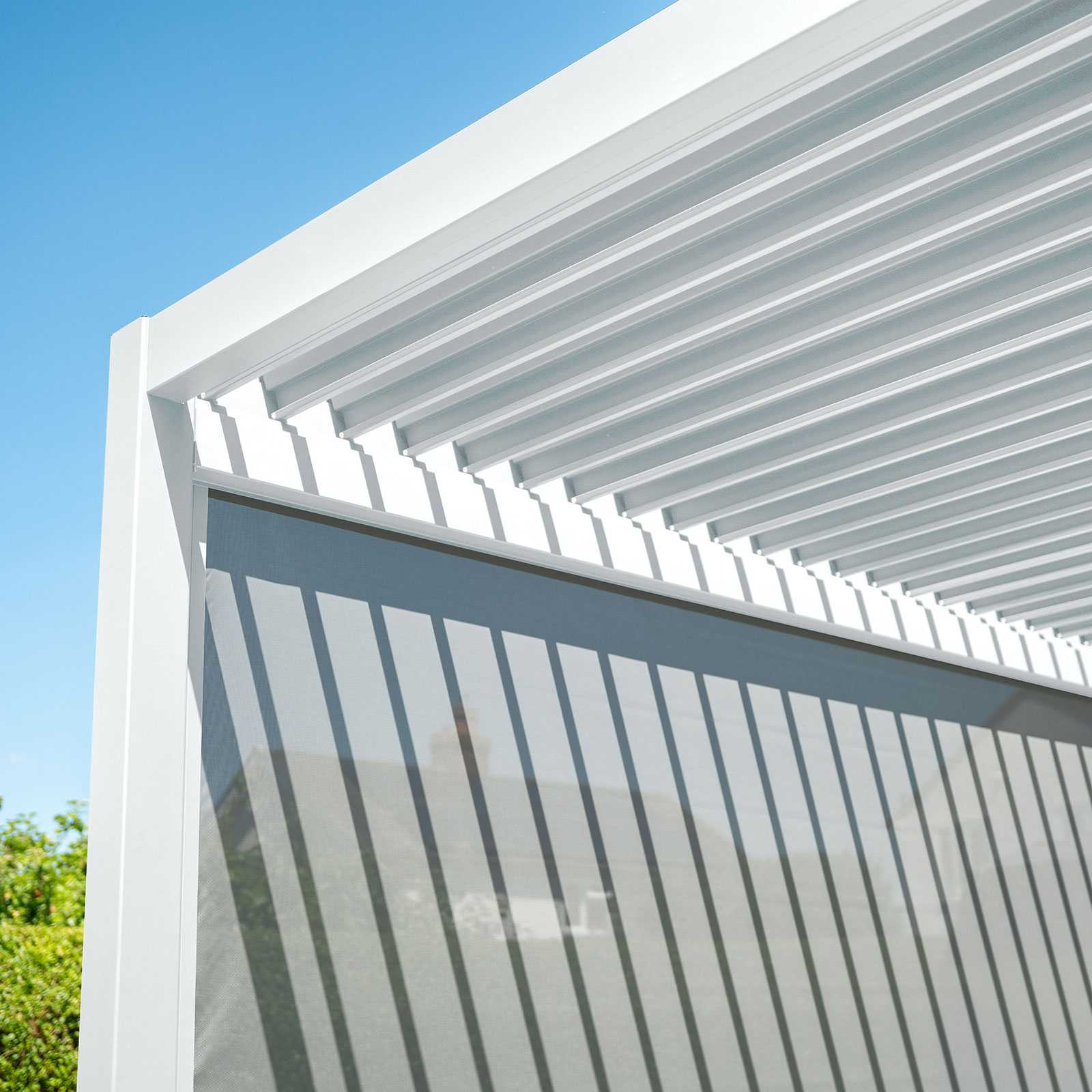 Titan Aluminium Metal Pergola in Chalk White - 3.0m x 3.0m Free Standing - Image 7