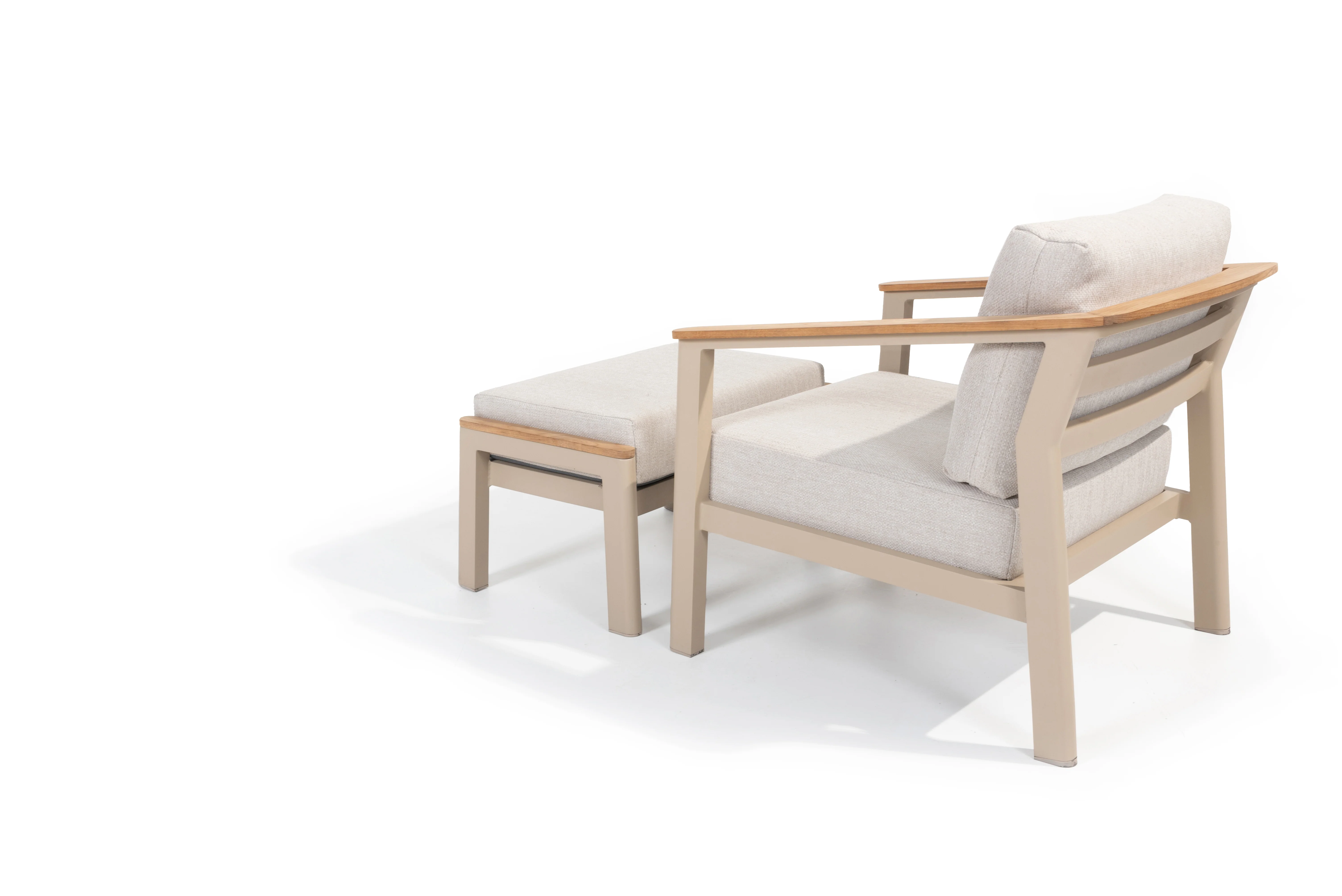 Olivia Outdoor Lounge Set with Monroe Tables & Footstool by 4 Seasons Outdoor - Image 12