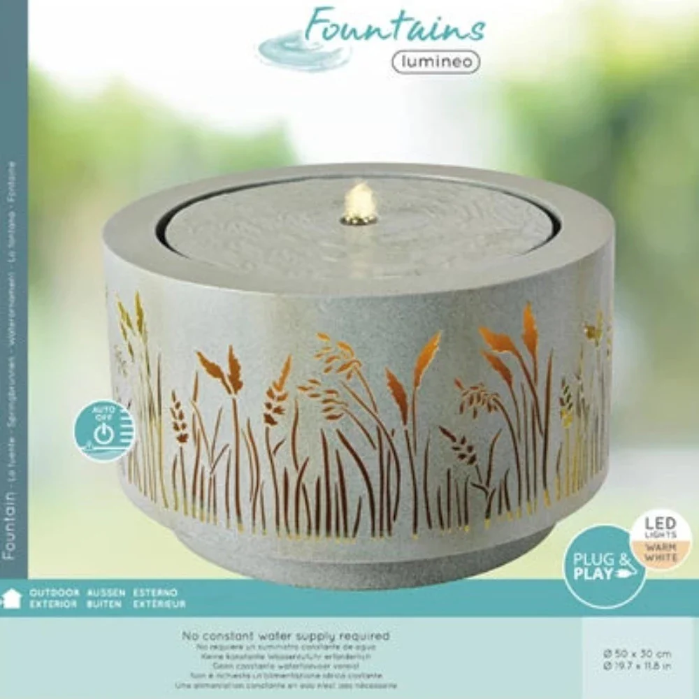 Ophelia Fountain Water Feature - No Plumbing Required - Image 2