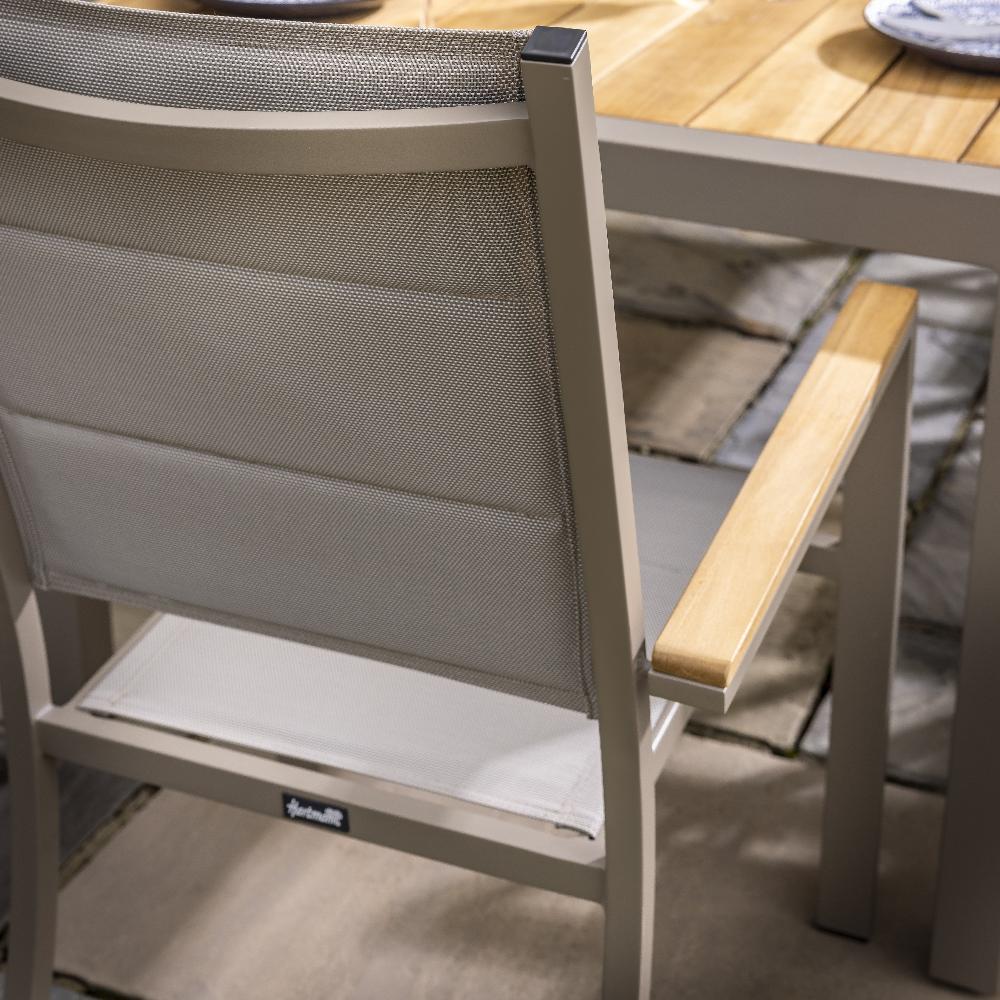 Outdoor 8 Seat Rectangular Dining Set | Ezra By Hartman - Image 5