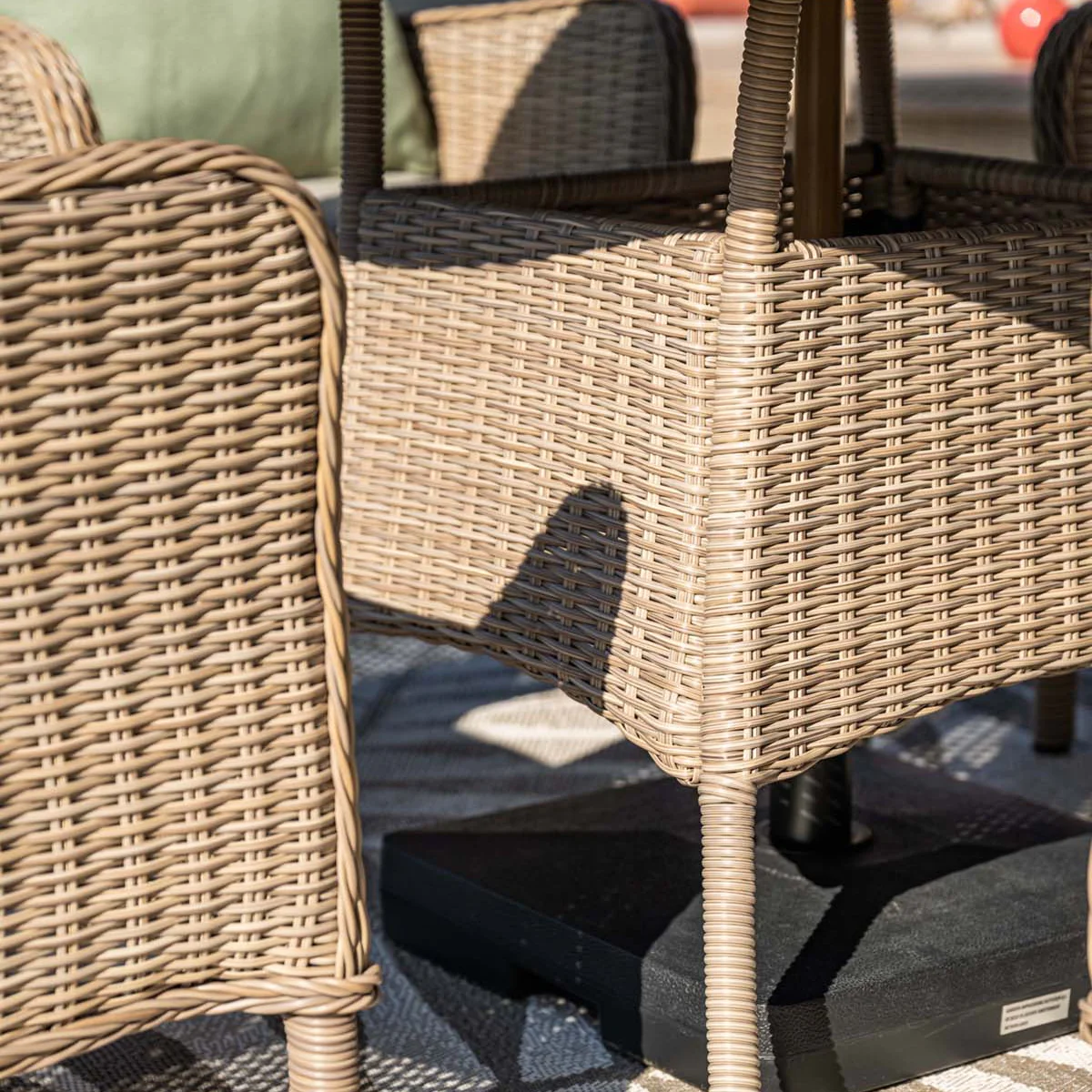 Outdoor Jersey 4 Seat Dining Set | Garden Impressions - Image 5