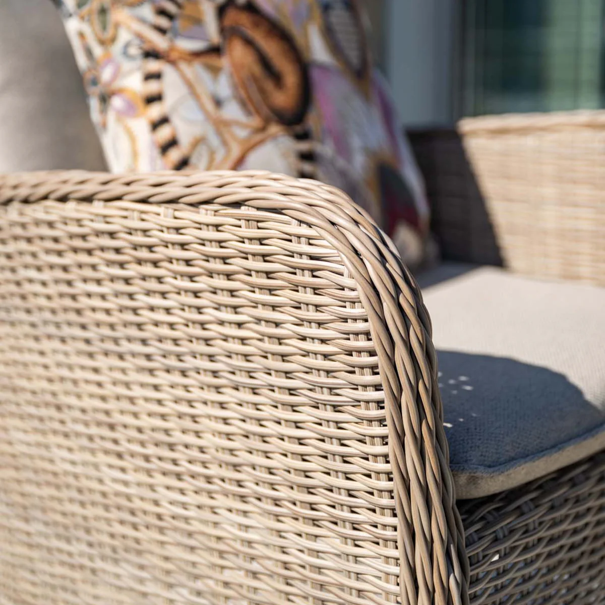 Outdoor Jersey 6 Seat Oval Dining Set | Garden Impressions - Image 4