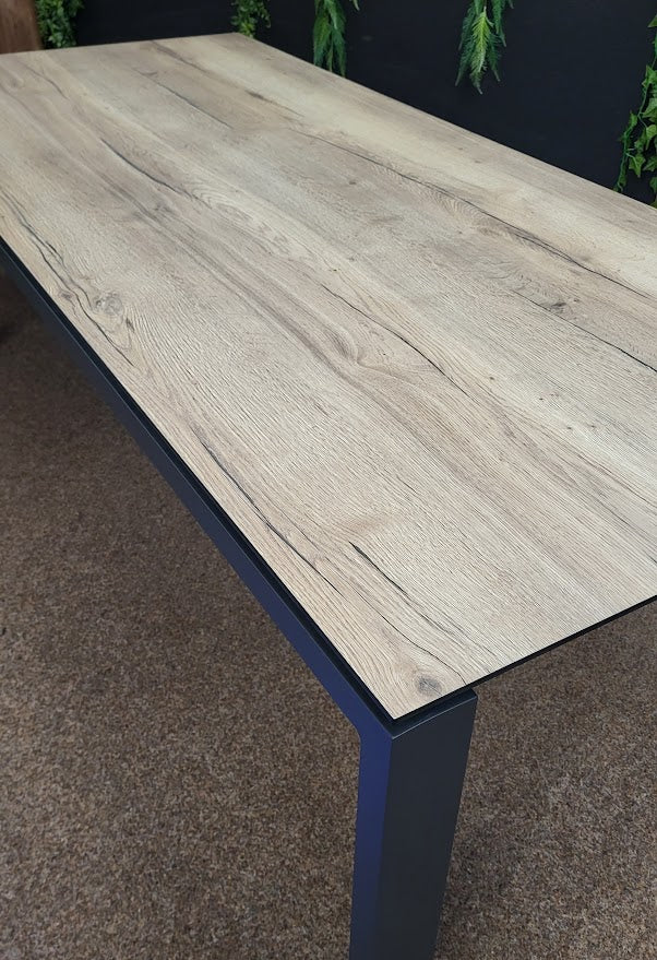 Outdoor Goa Table with HPL Teak Effect Top - 220cm by 4 Seasons Outdoor - Image 2
