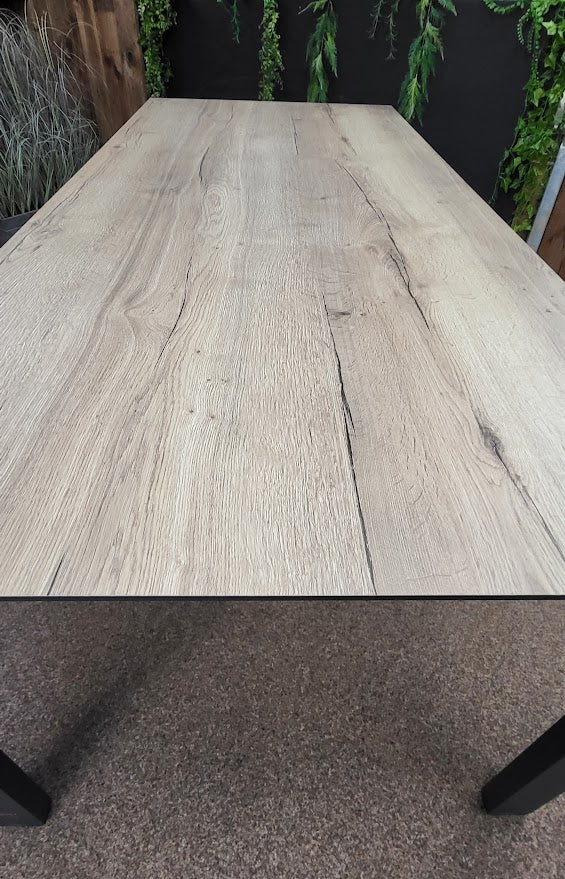 Outdoor Goa Table with HPL Teak Effect Top - 220cm by 4 Seasons Outdoor - Image 3