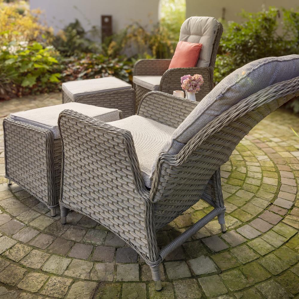 Outdoor Reclining Companion Bistro Set - Eton By Hartman - Image 5