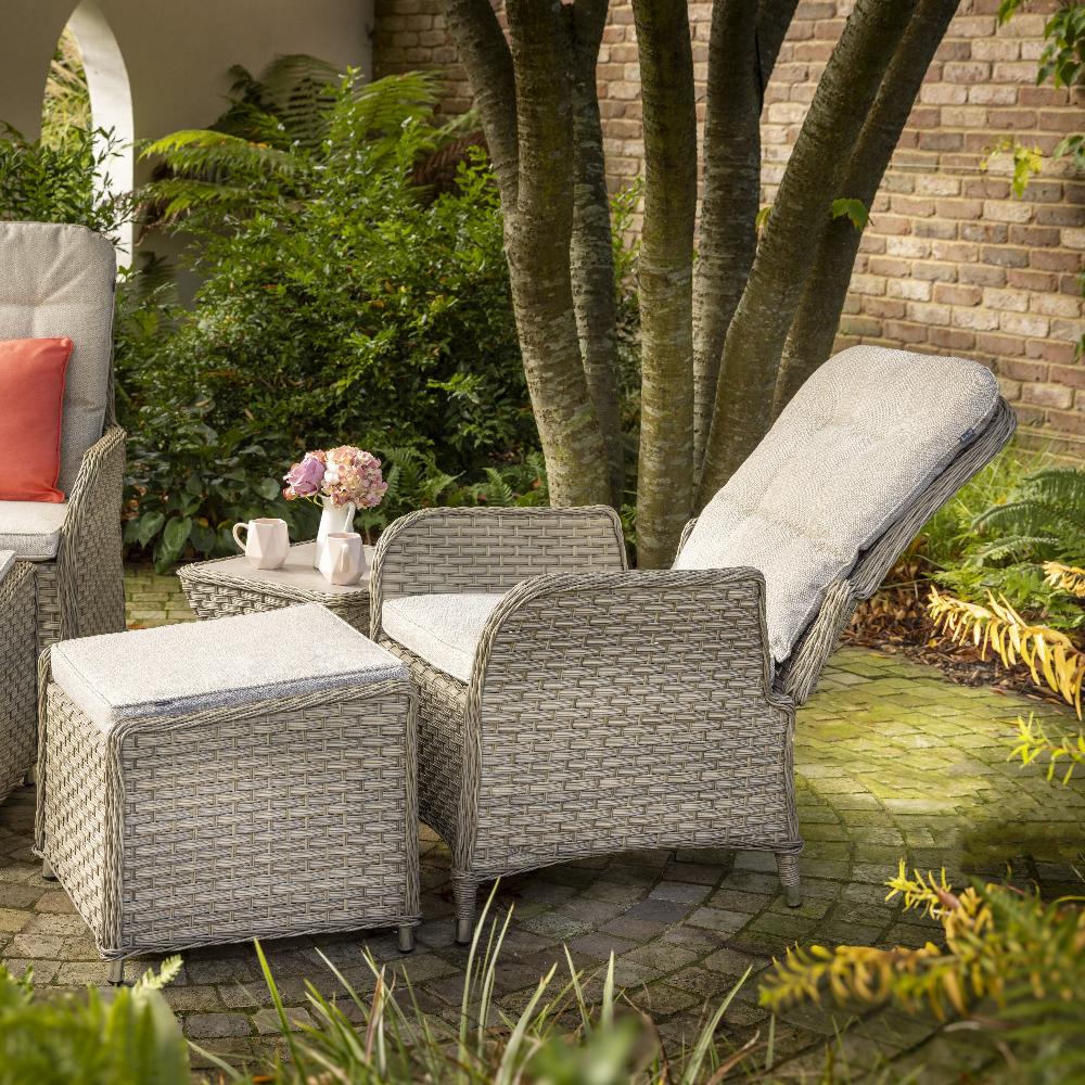 Outdoor Reclining Companion Bistro Set - Eton By Hartman - Image 6