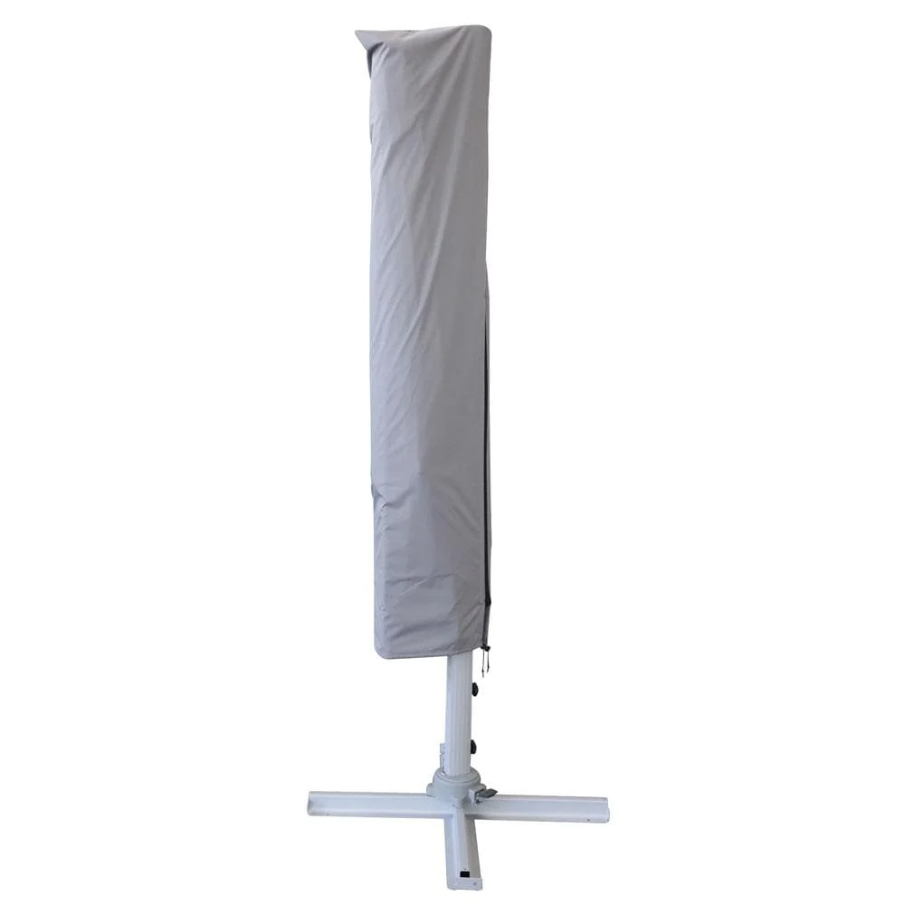 Pacific Cantilever Parasol 3m Round in Dark Grey Including Base - By Hartman - Image 4