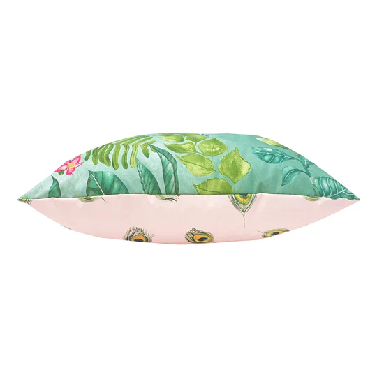 Peacock Large Outdoor Floor Cushion - Multicolour - Image 3