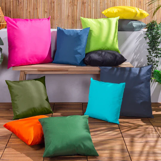 Plain Outdoor Scatter Cushion - Grey - Image 3