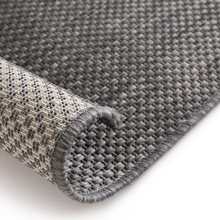Portmany Anthracite Outdoor Rug - 120cm x 170cm | Garden Impressions