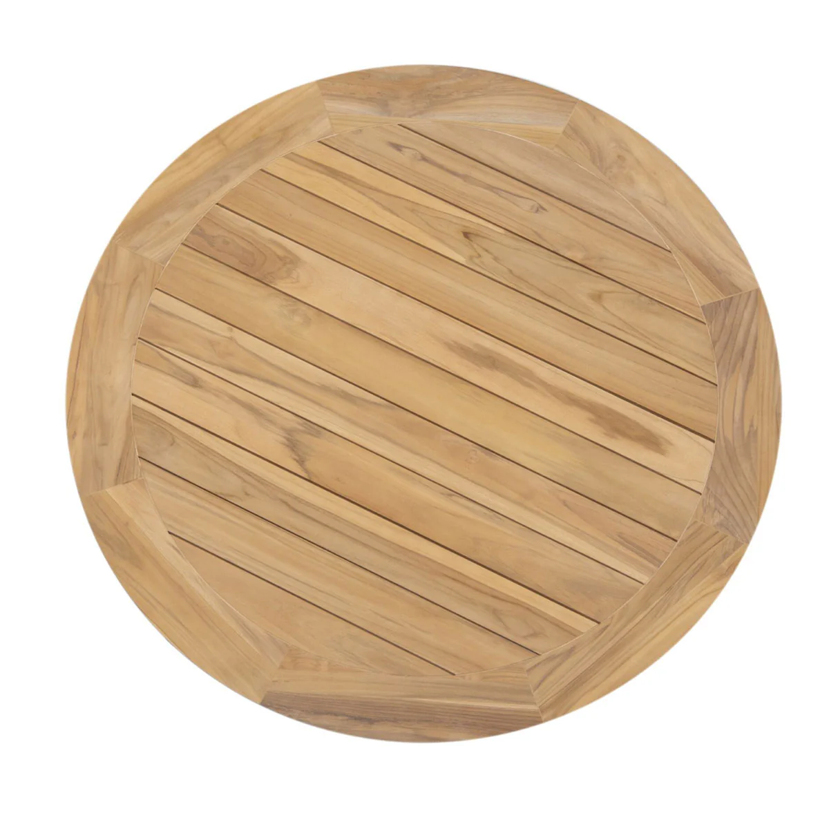 Prado Teak 160cm Round Outdoor Dining Table With Teak Legs & Lazy Susan by 4 Seasons Outdoor - Image 4