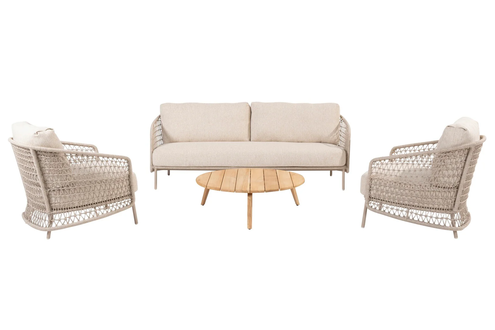 Puccini Outdoor Lounge Set with Zucca Table | 4 Seasons Outdoor - Image 3