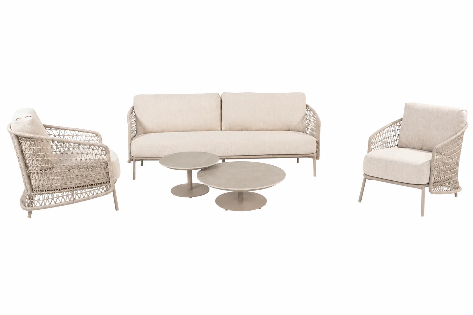 Puccini Outdoor Lounge Set with 2 Boaz Tables | 4 Seasons Outdoor - Image 2