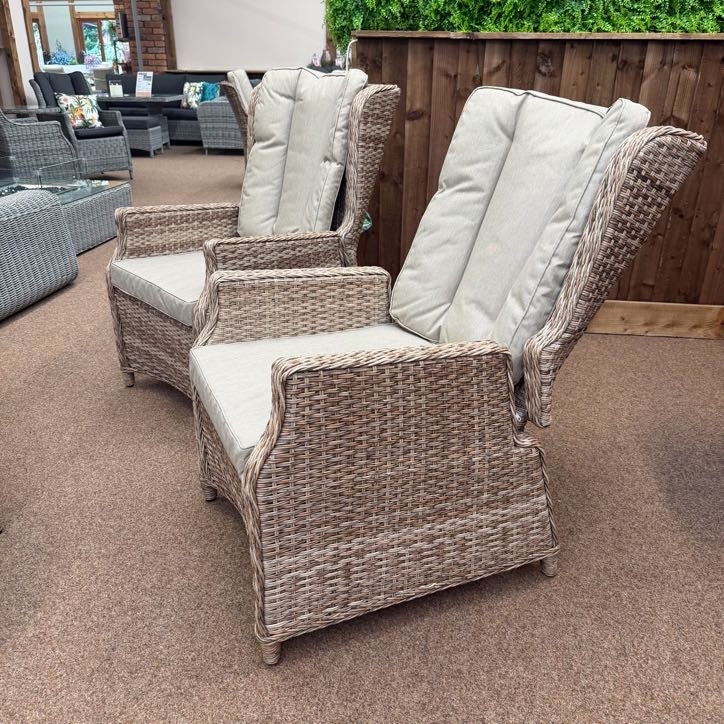 Reclining Wingback Chairs (Pack of 2) - Haven Cotswold By Harbo - Image 4