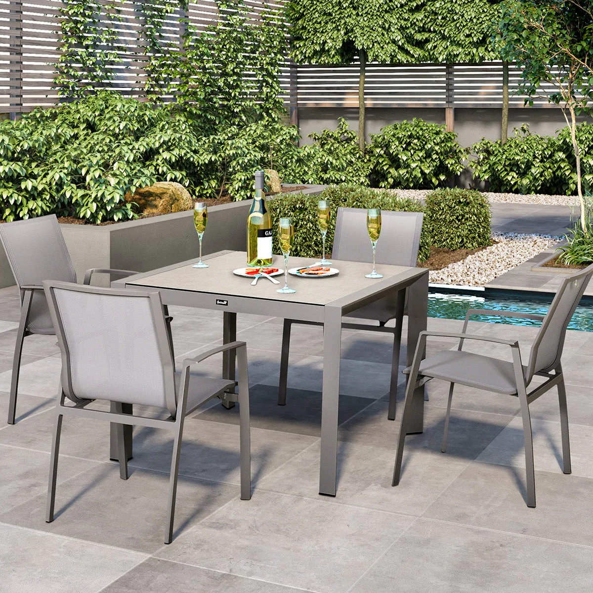Rio Outdoor 4 Seat Dining Set | Hartman