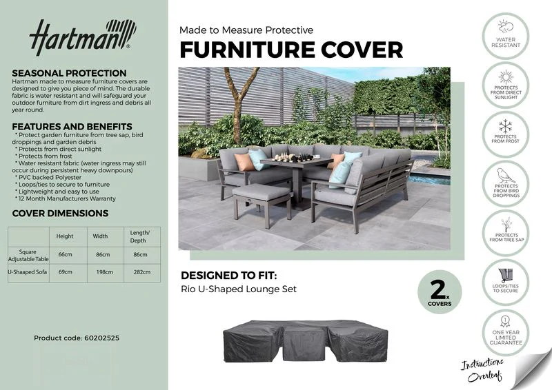 Rio U Shaped Cover | Hartman - Image 2