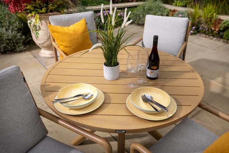 Sahara Outdoor 4 Seat Dining Set | Hartman - Image 5