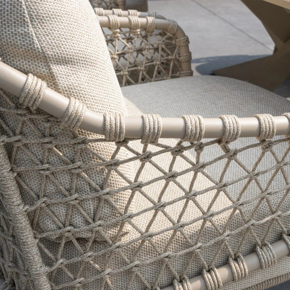Sardinia 6 Seat Outdoor Dining Set with Nevada Table | 4 Seasons Outdoor - Image 3