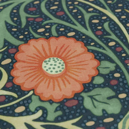 Seaweed Scatter Cushion - Morris & Co (Indigo) - Image 2