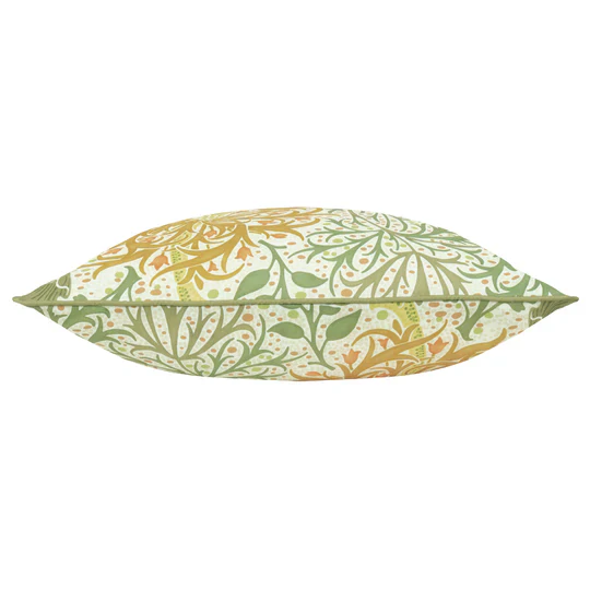 Seaweed Scatter Cushion - Morris & Co (Stone/Sunflower) - Image 3