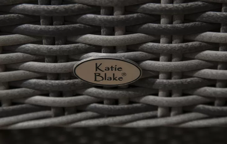 Seville 6 Seat Dining Round Fire Pit Set in Grey | Katie Blake (Free Cover) - Image 5