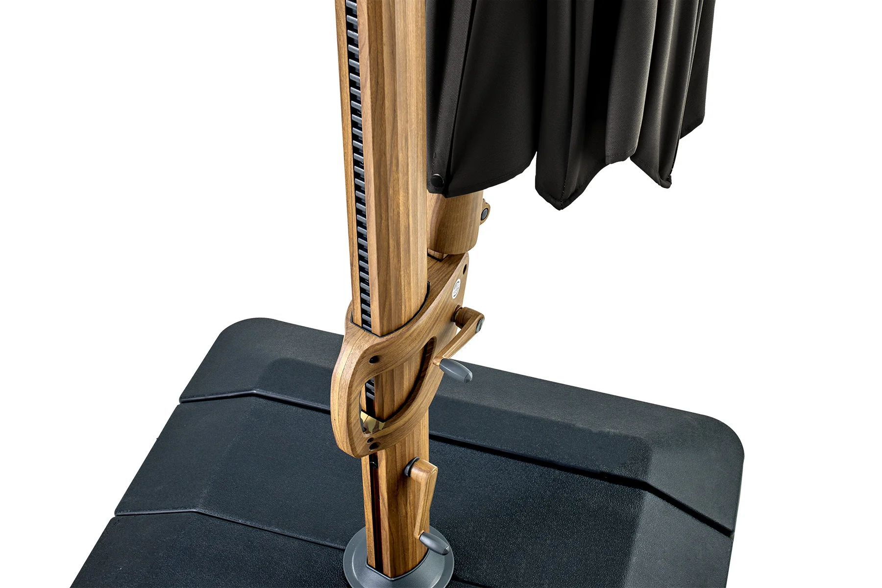 Seychelles Cantilever 3m Square with Bluetooth Speaker In Dark Grey | Hartman - Image 9