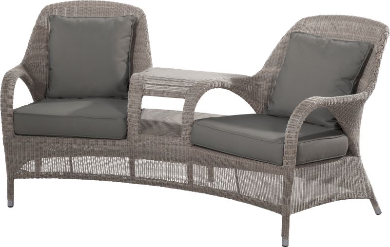 Sussex Outdoor Love Seat by 4 Seasons Outdoor - Image 4