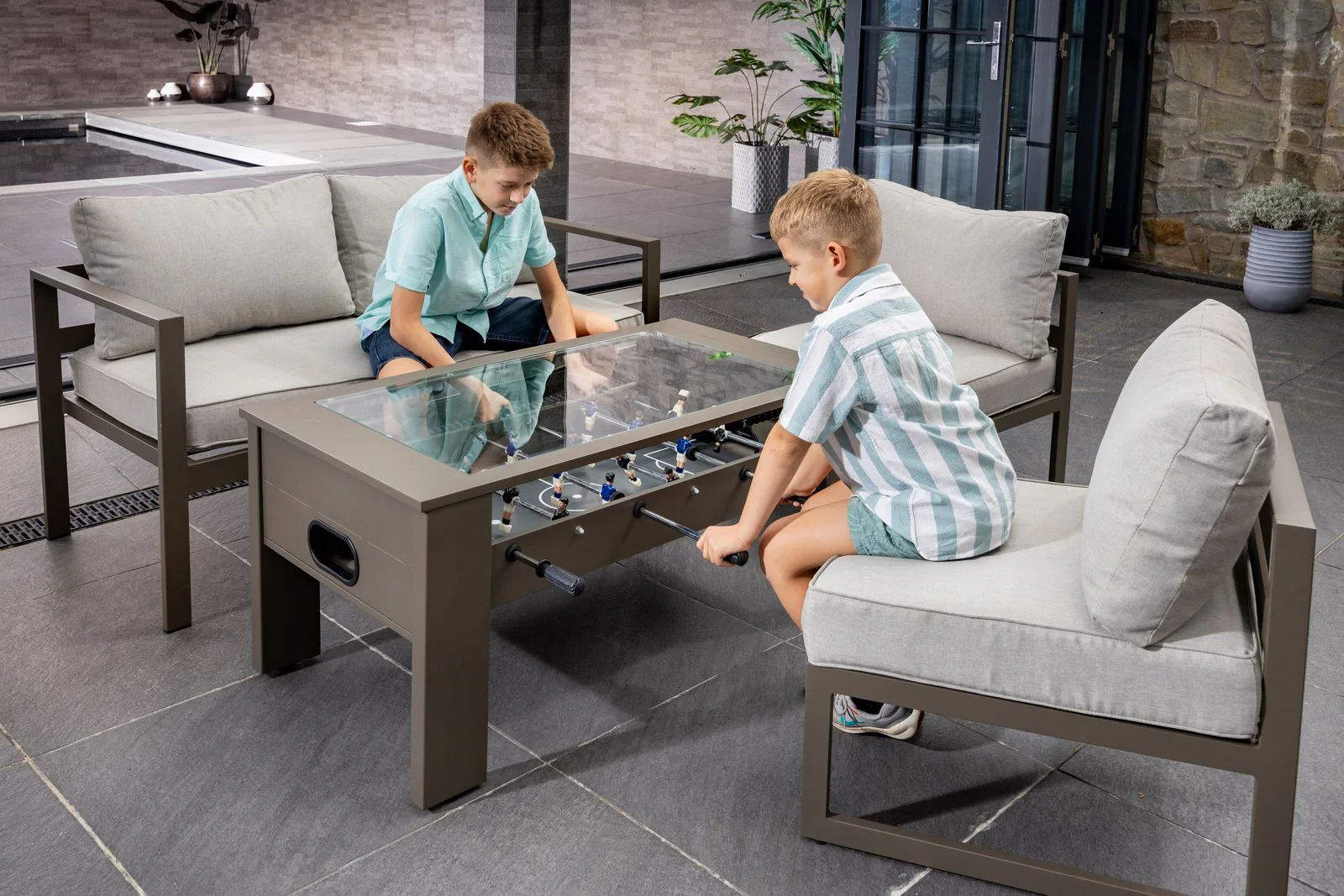 Toca Outdoor Lounge Set with Football Table | Hartman