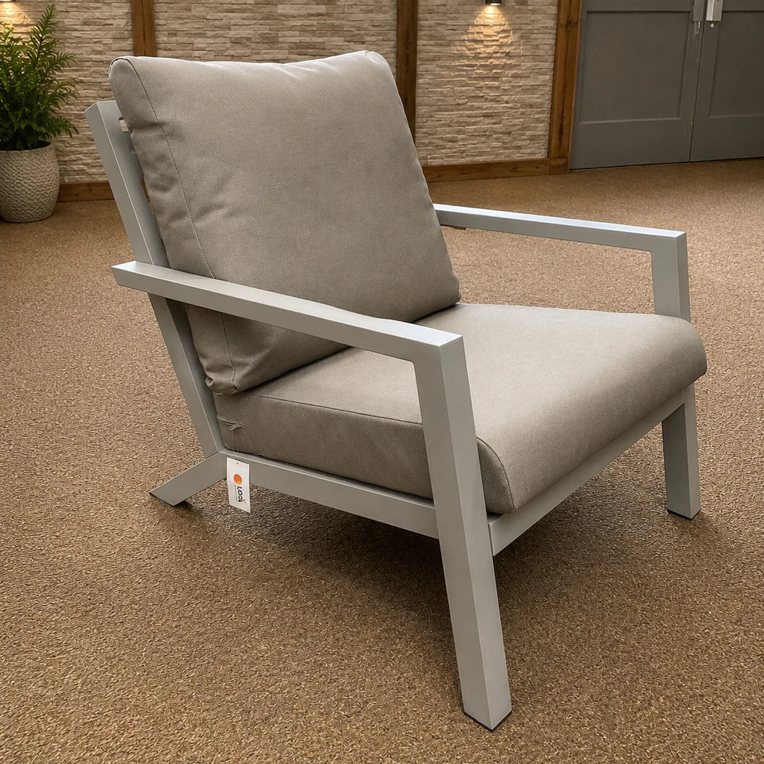 Triton Outdoor Sofa Set with Raising Table - Natural | Vila - Image 4