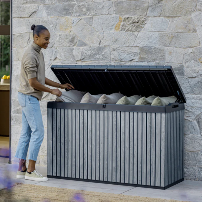 Venetian Outdoor Storage Box 662L - Grey | Keter